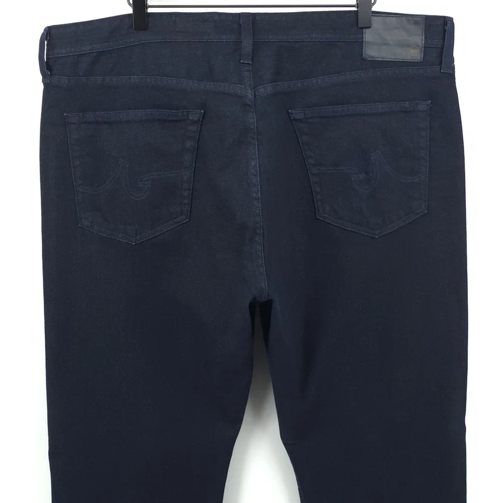 AG Adriano Goldschmied Mens Jeans Everett 40x34 Dark Blue Slim Straight Leg
